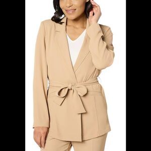 Beautiful by Lawrence Zarian Women's Belted Blazer Warm Tan - Regular